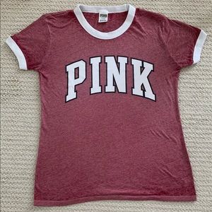 PINK Varsity Tee Size Medium